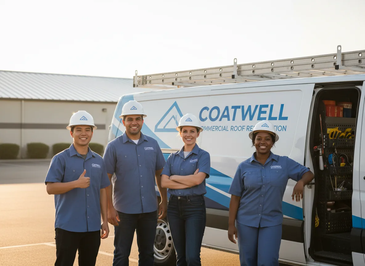 Commercial roof coating company in Pease, MN